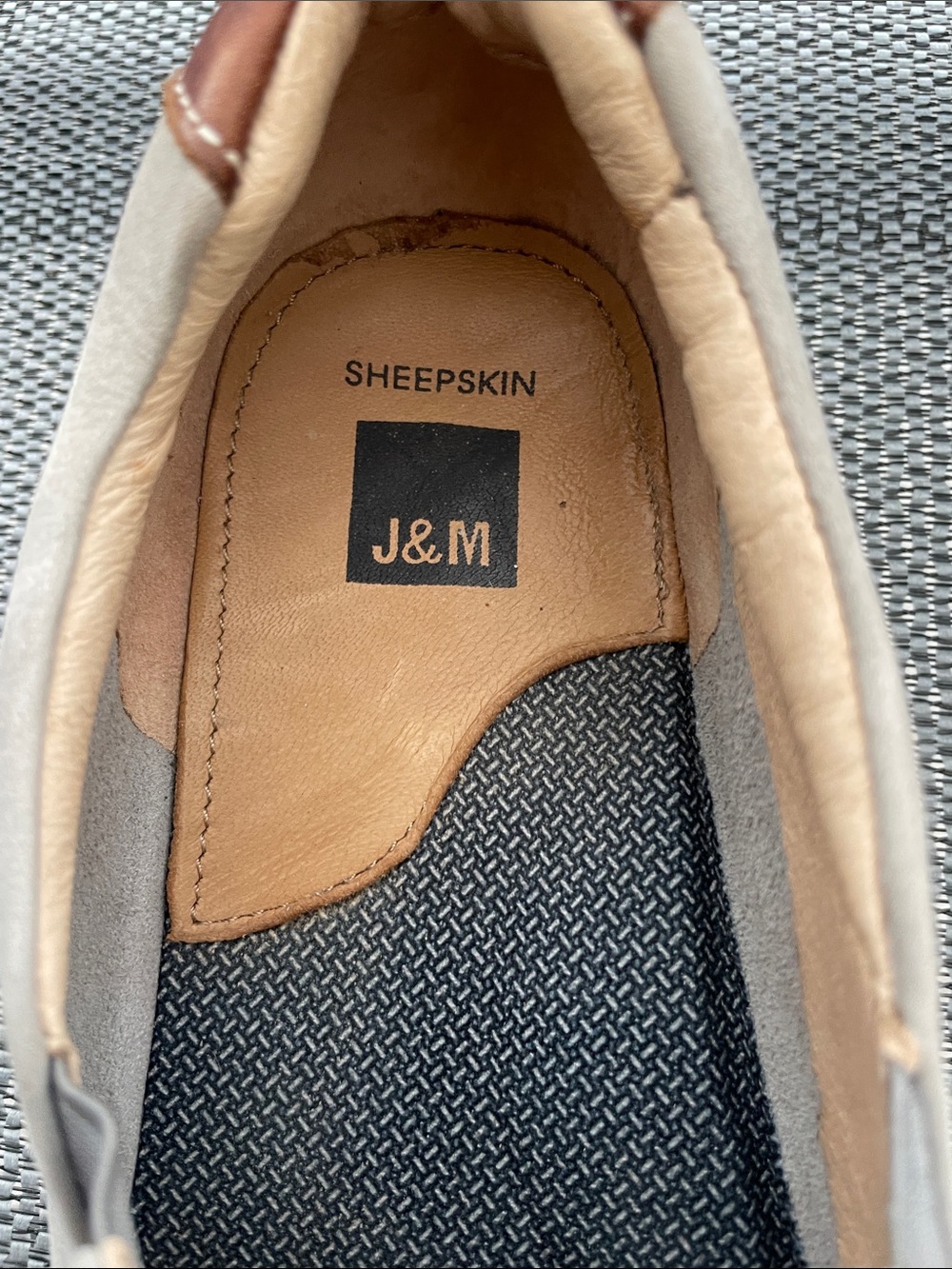 Johnston & Murphy Woven Slip-On Loafers in Light Tan and Brown - Picture 2 of 13